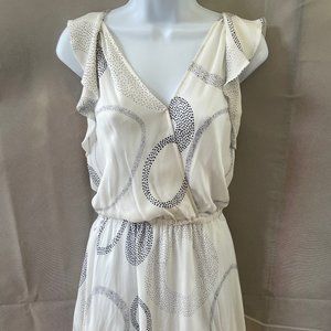 Ramy Brook Ciara Dot Silk Mini Dress